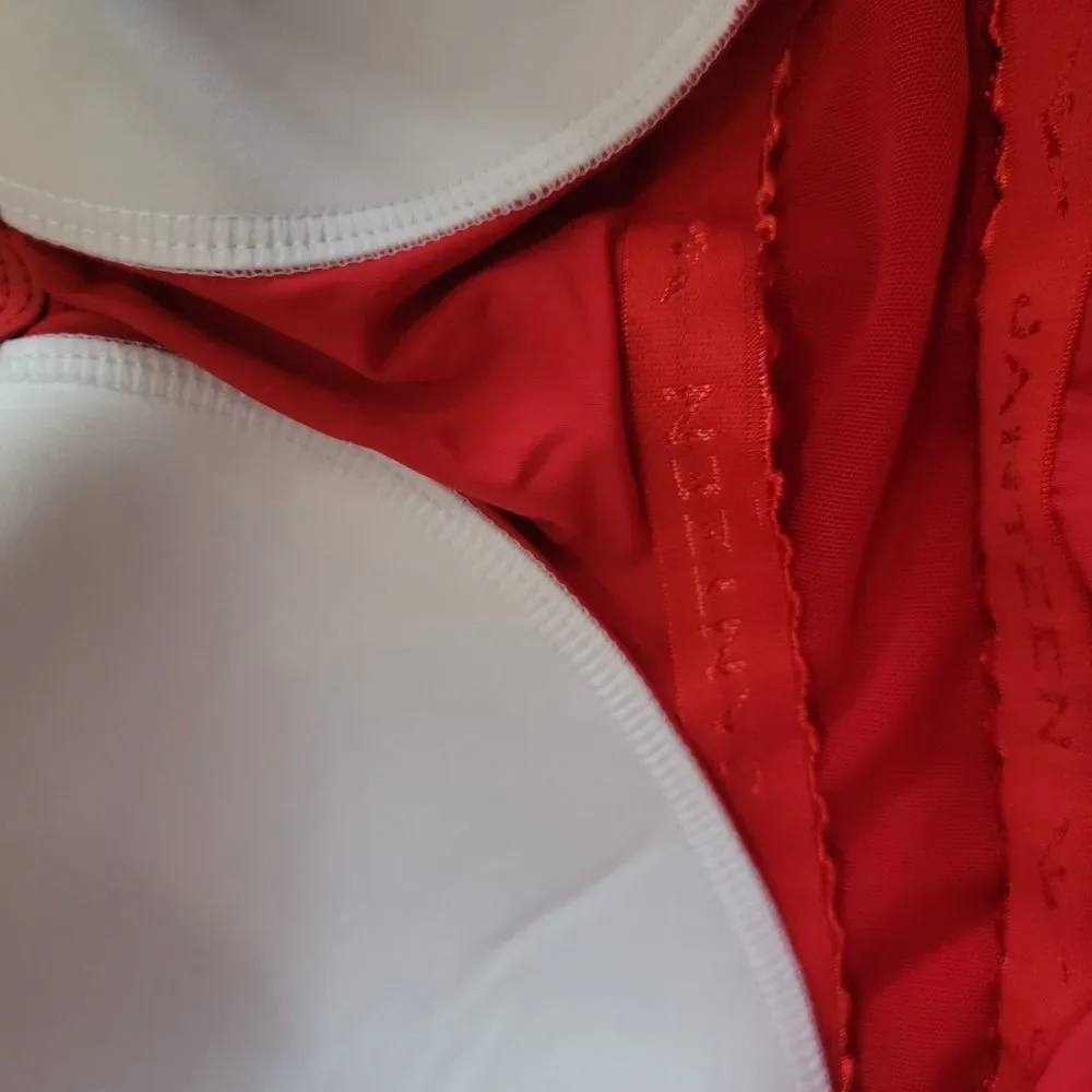 JANTZEN women's Belted BANDEAU strapless SIZE 10 Swimsuit